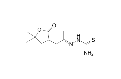 3-((2E)-2-[(Aminocarbothioyl)hydrazono]propyl)-5,5-dimethyldihydro-2(3H)-furanone