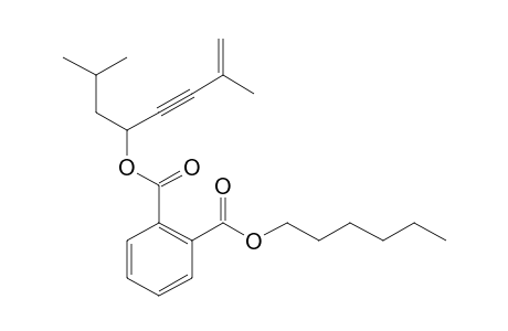 Phthalic acid, 2,7-dimethyloct-7-en-5-yn-4-yl hexyl ester
