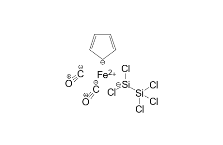 1-[Dicarbonyl(eta5-cyclopentadienyl)ferrio]-1,1,2,2,2-pentachlorodisilane