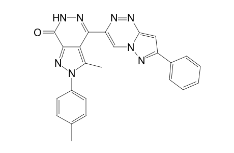 3-Methyl-4-(7-phenylpyrazolo[5,1-c][1,2,4]triazin-3-yl)-2-(p-tolyl)-2H-pyrazolo[3,4-d]-pyridazin-7(6H)-one