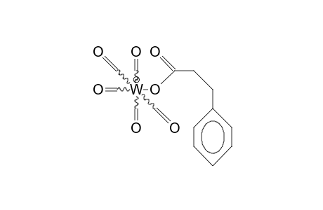 (3-Phenyl-propionylato)-pentacarbonyl tungsten anion