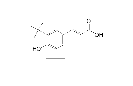 (2E)-3-(3,5-Ditert-butyl-4-hydroxyphenyl)-2-propenoic acid