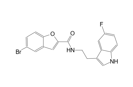 2-benzofurancarboxamide, 5-bromo-N-[2-(5-fluoro-1H-indol-3-yl)ethyl]-