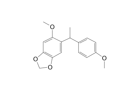 1,3-Benzodioxole, 5-methoxy-6-((1-(4-methoxyphenyl)ethyl)-