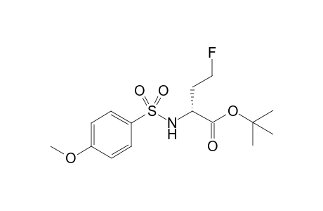 Tert-butyl (R)-N-(4-methoxyphenylsulfonyl)-.gamma.-fluoro-.alpha.-aminobutanoate