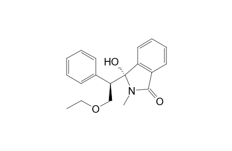 1H-Isoindol-1-one, 3-(2-ethoxy-1-phenylethyl)-2,3-dihydro-3-hydroxy-2-methyl-, (R*,R*)-(.+-.)-