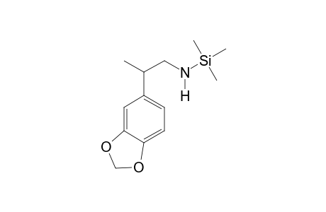 2-(3,4-Methylenedioxyphenyl)propan-1-amine TMS