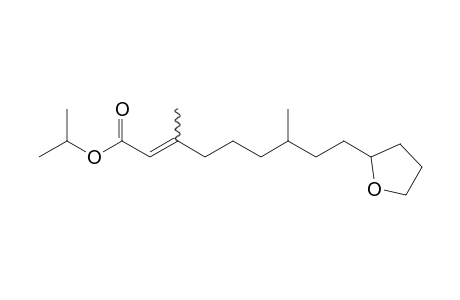 3,7-dimethyl-9-(tetrahydro-2-furyl)-2-nonenoic acid, isopropyl ester