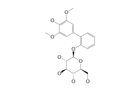 2'-O-BETA-D-GLUCOPYRANOSYLAUCUPARIN;2'-O-BETA-D-GLUCOPYRANOSYL-4-HYDROXY-3,5-DIMETHOXYBIPHENYL