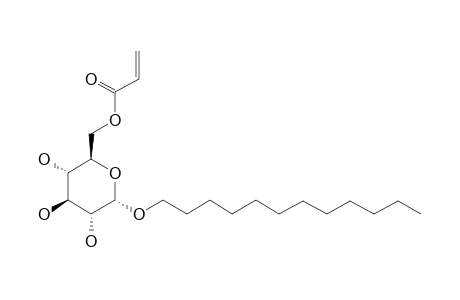 DODECYL-6-O-ACRYL-ALPHA-D-GLUCOPYRANOSIDE