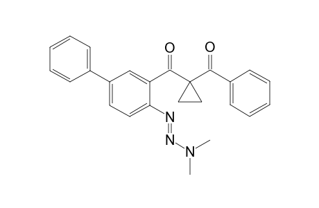 (E)-(1-benzoylcyclopropyl)(4-(3,3-dimethyltriaz-1-en-1-yl)-[1,1'-biphenyl]-3-yl)methanone