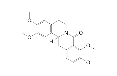 (-)-8-OXO-10-HYDROXY-2,3,9-TRIMETHOXYBERBERINE