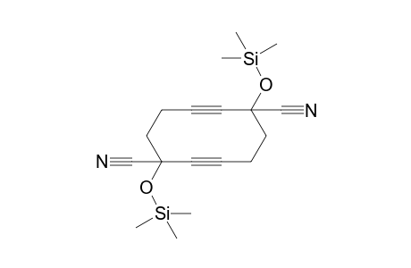 1,6-bis(trimethylsilyloxy)cyclodeca-2,7-diyne-1,6-dicarbonitrile