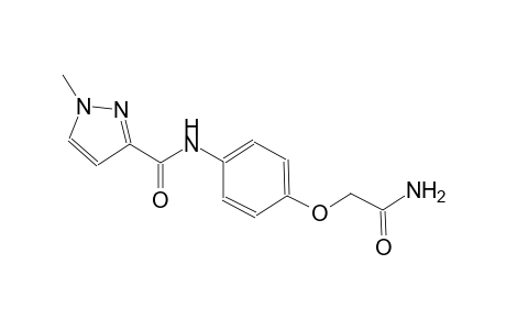 N-[4-(2-amino-2-oxoethoxy)phenyl]-1-methyl-1H-pyrazole-3-carboxamide