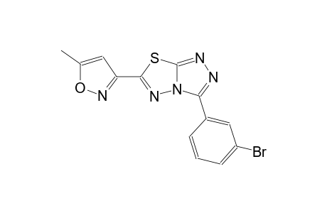 [1,2,4]triazolo[3,4-b][1,3,4]thiadiazole, 3-(3-bromophenyl)-6-(5-methyl-3-isoxazolyl)-