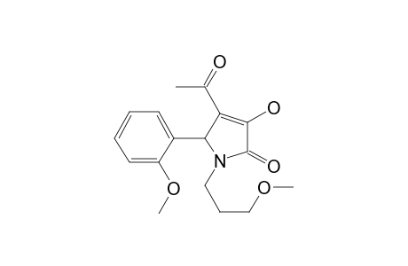 4-Acetyl-3-hydroxy-5-(2-methoxyphenyl)-1-(3-methoxypropyl)-5H-pyrrol-2-one