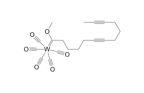 Undeca-5,10-diyn-1-yl pentacarbonylmethoxycarbene)tungsten complex