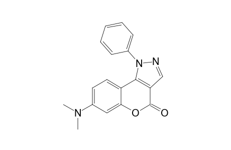 7-(Dimethylamino)-1-phenyl-[1]benzopyrano[4,3-c]pyrazol-4(1H)-one