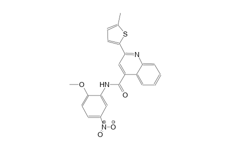 N-(2-methoxy-5-nitrophenyl)-2-(5-methyl-2-thienyl)-4-quinolinecarboxamide