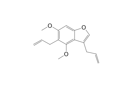 4,6-Dimethoxy-3,5-bis(prop-2-enyl)-1-benzofuran