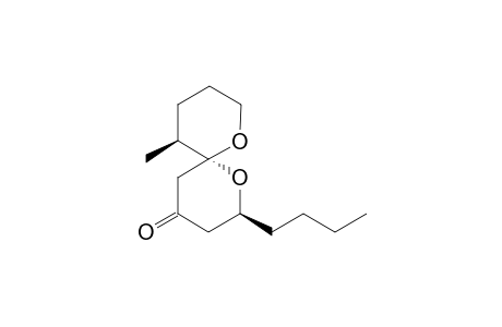 (2S,6R,11S)-2-Butyl-11-methyl-1,7-dioxaspiro[5.5]undecan-4-one