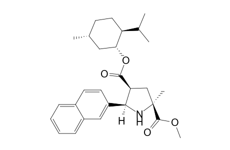 (1'R,2'S,5'R)-Menthyl r-2R-methoxycarbonyl-2-methyl-c-5R-(2'-naphthyl)pyrrolidine-c-4S-carboxylate