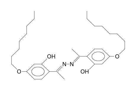 2,2'-Dihydroxy-4,4'-dioctyloxy-A,A'-dimethyl-benzalazine