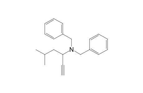 N,N-Dibenzyl-5-methyl-1-hexyn-3-amine