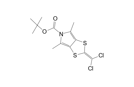 5-tert-Butoxycarbonyl-4,6-dimethyl-2,2-dichloromethylene-1,3-dithiolo[4,5-c]pyrrole
