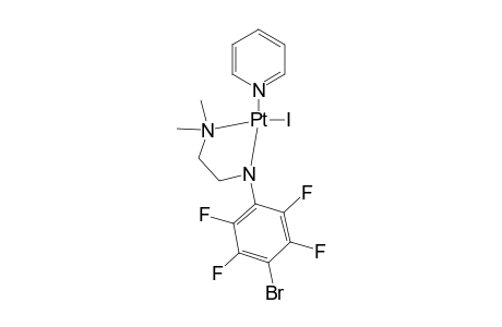 1,2-Ethanediamine, N'-(4-bromo-2,3,5,6-tetrafluorophenyl)-N,N-dimethyl-, platinum complex