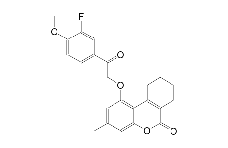 1-[2-(3-fluoro-4-methoxyphenyl)-2-oxoethoxy]-3-methyl-7,8,9,10-tetrahydro-6H-benzo[c]chromen-6-one