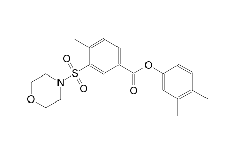 benzoic acid, 4-methyl-3-(4-morpholinylsulfonyl)-, 3,4-dimethylphenyl ester