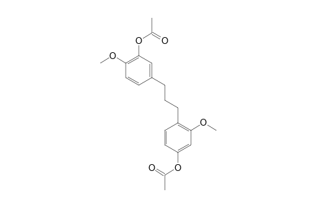 1-(4-ACETOXY-2-METHOXYPHENYL)-3-(3-ACETOXY-4-METHOXYPHENYL)-PROPANE