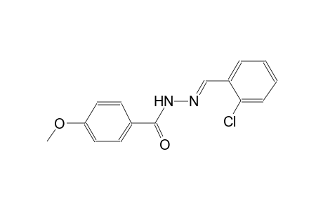 benzoic acid, 4-methoxy-, 2-[(E)-(2-chlorophenyl)methylidene]hydrazide
