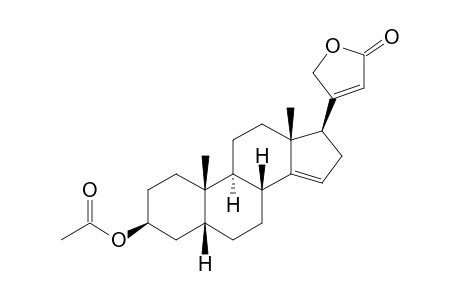 3.beta.-Acetoxy-5.beta.-carda-14,20(22)-dienolide