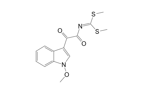 Dimethyl 2-(1-Methoxy-1H-indol-3-yl)-2-oxoacetylcarbonimidodithioate