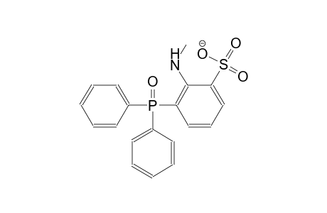 3-(diphenylphosphoryl)-2-(methylamino)benzenesulfonate