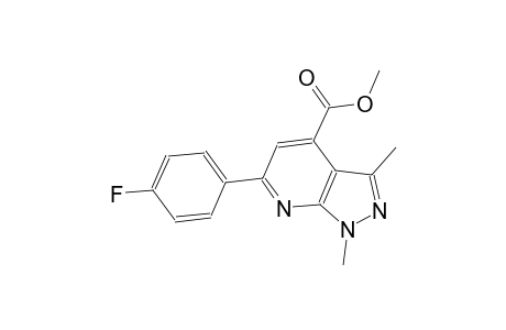 methyl 6-(4-fluorophenyl)-1,3-dimethyl-1H-pyrazolo[3,4-b]pyridine-4-carboxylate