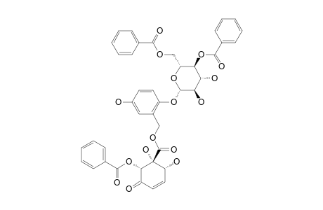 (REL)-2-(4,6-DIBENZOYL-BETA-D-GLUCOPYRANOSYLOXY)-7-(6-ALPHA-BENZOYLOXY-1-ALPHA,2-ALPHA-DIHYDROXY-5-OXOCYClOHEX-3-ENOYL)-5-HYDROXYBENZYL_ALCOHOL
