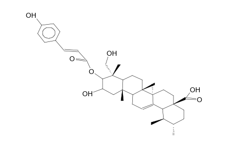 3-beta-(trans-P-COUMAROYLOXY)-2alpha,23-DIHYDROXYURS-12-EN-28-OIC ACID