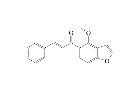 2-Propen-1-one, 1-(4-methoxy-5-benzofuranyl)-3-phenyl-