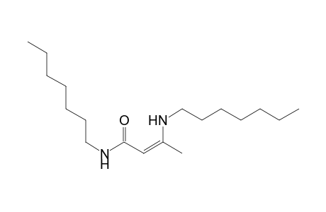 N-Heptyl-3-(heptylamino)-2-butenamide