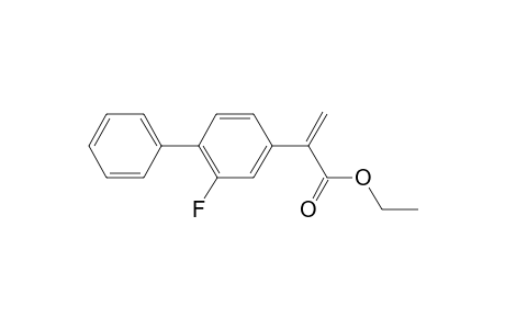 Ethyl 2-[4-(2-fluoro)biphenyl]propenoate