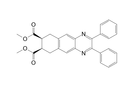 Dimethyl (7R,8S)-2,3-diphenyl-6,7,8,9-tetrahydrobenzo[g]quinoxalin-7,8-dicarboxylate