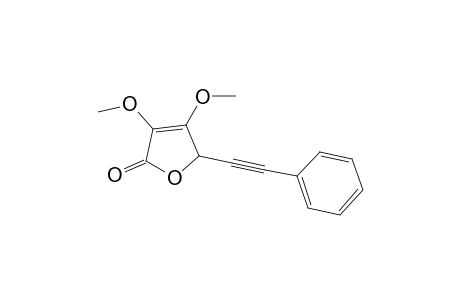 2(5H)-Furanone, 3,4-dimethoxy-5-(phenylethynyl)-