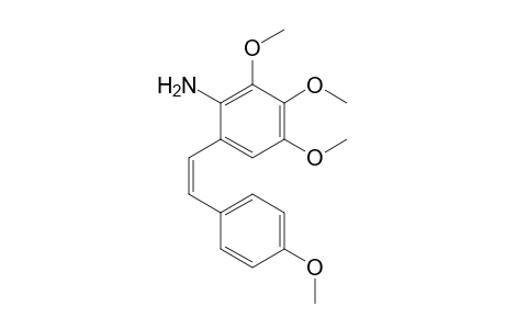 2-Amino-3,4,4',5-tetramethoxy-(Z)-stilbene