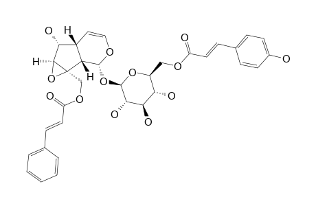 PENSTEMINOSIDE;8-O-TRANS-CINNAMOYL-6-HYDROXY-1-[BETA-D-GLUCOPYRANOSIDE-6'-O-((4''-HYDROXY)-CINNAMOYL)]-CATALPOL