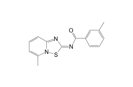 3-Methyl-N-[(2E)-5-methyl-2H-pyrido[1,2-b][1,2,4]thiadiazol-2-ylidene]benzamide