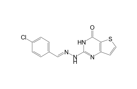(E)-2-(2-(4-Chlorobenzylidene)hydrazinyl)thieno[3,2-d]pyrimidin-4(3H)-one