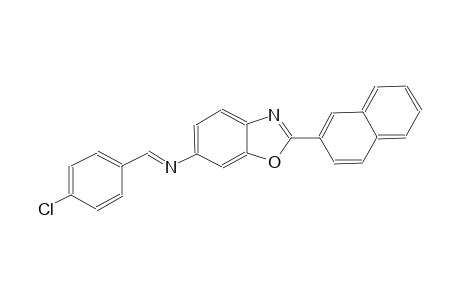 6-benzoxazolamine, N-[(E)-(4-chlorophenyl)methylidene]-2-(2-naphthalenyl)-